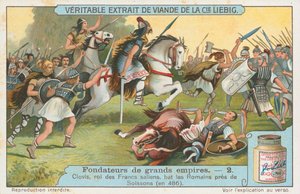 Clovis, Liebig-kort, begyndelsen af det 20. århundrede (chromo) af European School