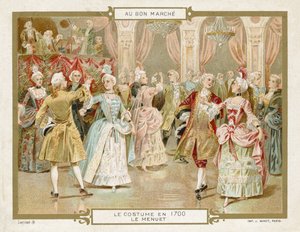 Kostume i 1700: dans på menuet af European School