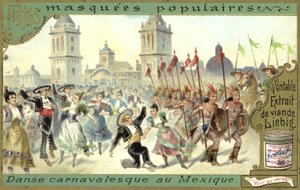 Dancing at a carnival in Mexico  af European School