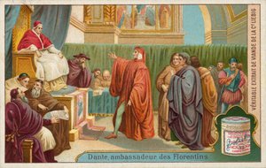 Dante foran pave Boniface VIII af European School