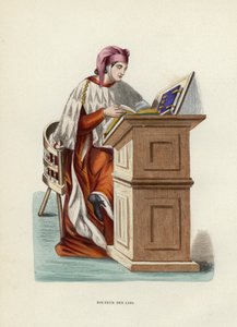 Doctor of Laws (farvet gravering) af European School