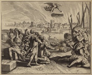 Doom of Babylon (gravering) af European School