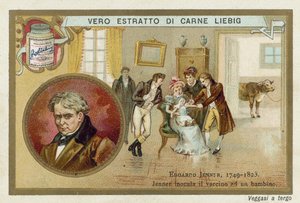 Edward Jenner, engelsk læge og videnskabsmand, der opdagede en vaccine mod kopper af European School