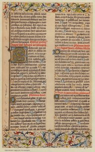 Facsmile fra Gutenberg-bibelen af European School