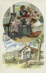 At fodre et lille barn Suchard kakao af European School