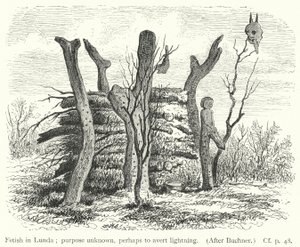 Fetich i Lunda (gravering) af European School