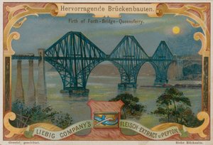 Forth Bridge over Firth of Forth, Skotland af European School