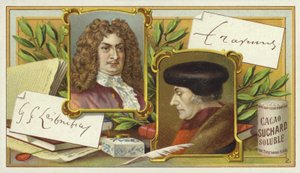 Gottfried Wilhelm Leibniz og Desiderius Erasmus af European School