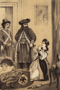 Vagter venter på, at den spæde zar Ivan VI fra Rusland vågner af European School