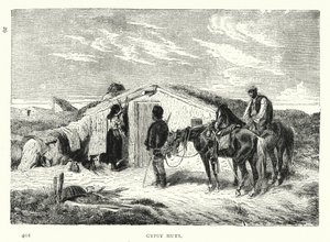 Gypsy Huts (gravering) af European School