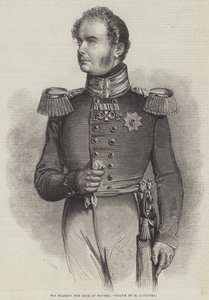Hans Majestæt Kongen af Preussen (gravering) af European School