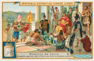 Glasets historie, Liebig-kort, begyndelsen af det 20. århundrede (chromo) af European School
