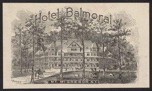 Hotel Trade Card (gravering) af European School