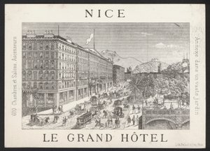 Hotel Trade Card (gravering) af European School