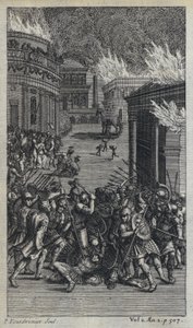 Illustration til John Drydens oversættelse af Virgils Æneiden (gravering) af European School