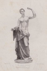 Illustration til The Anatomy of the External Forms of Man: Townley Venus, British Museum (litografi) af European School