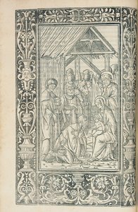 Illustration fra Christian Decachordum af Marcus Vigerius (1446-1516), Fano af European School