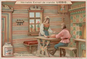 Inde i et bondehus i Rusland af European School