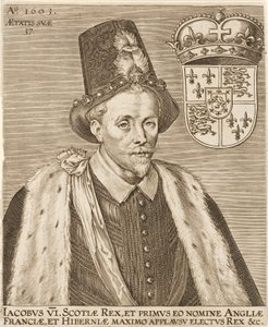 James VI af Skotland og James I af England, pub. 1603. af European School
