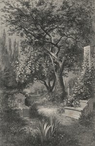 Alcinous Garden (gravering) af European School