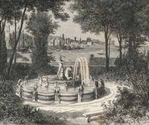 Jardins Doria (gravering) af European School