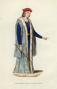 Jean De Werchin, Chevalier, Senechal De Hainaut (farvet gravering) af European School