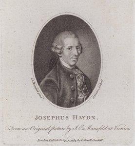 Joseph Haydn, østrigsk komponist (gravering) af European School