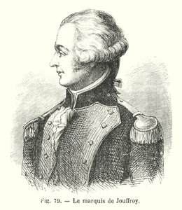 The Marquis de Jouffroy (gravering) af European School