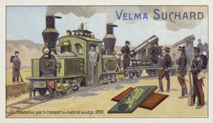 Lokomotiv til transport af belejringsvåben, 1890 af European School