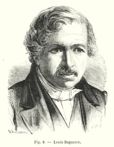 Louis Daguerre (gravering) af European School