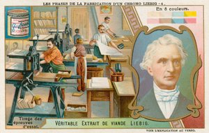 At lave en Liebig-kromolitografi af European School
