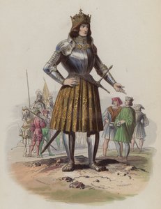 Maximilian I, hellig romersk kejser (farvet gravering) af European School
