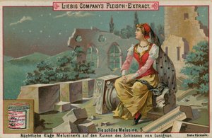 Melusine blandt ruinerne af European School