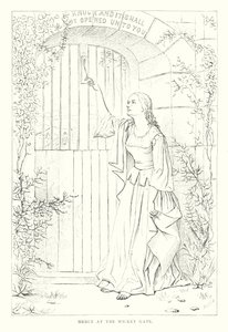 Mercy at the Wicket Gate (gravering) af European School