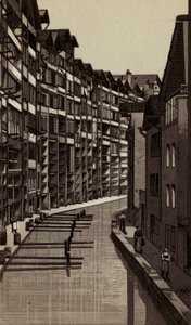 Metz: Gerber-Strasse (litho) af European School
