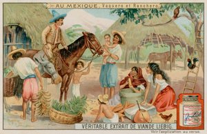 Mexicanske Ranchers og Cowboys af European School