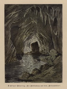 Mullerdom og Petrusfelsen (Muller Hall og Petersklippen), Skokjan Caves, Slovenien (farvegravering) af European School