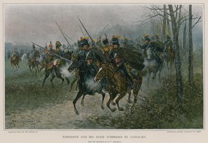 Napoleon og hans stab overrasket af kosakker af European School