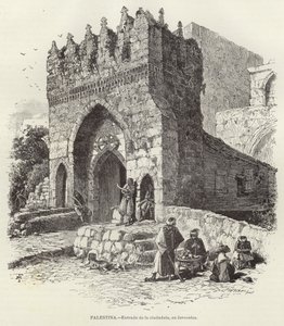 Palæstina, Indgangen til citadellet, i Jerusalem af European School