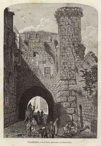 Palæstina, Antonia Tower, i Jerusalem af European School