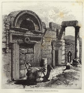Palæstina, Rester af en synagoge i Kefr-Beram af European School