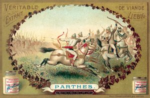 Partherne (chromolitho) af European School
