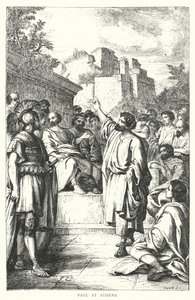 Paul i Athen (gravering) af European School