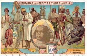 Peoples of Africa (Chromolitho) af European School