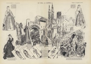 Opførelse af Jules Massenets opera Le Cid i Paris Opera af European School