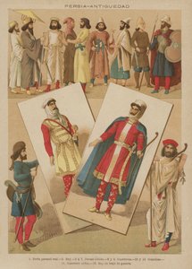 Persien, Antiguedad (farve litho) af European School