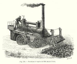 Steam pickaxe af MM Barrat brothers (gravering) af European School