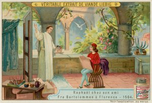 Raphael med sin ven Fra Bartolommeo af European School