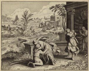Return of the Prodigal Son (gravering) af European School