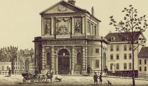 Rotterdam: Delftsche Poort (litografi) af European School